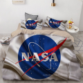 NASA Astronaut Digitaldruck gebürstete Bettwäsche-Set